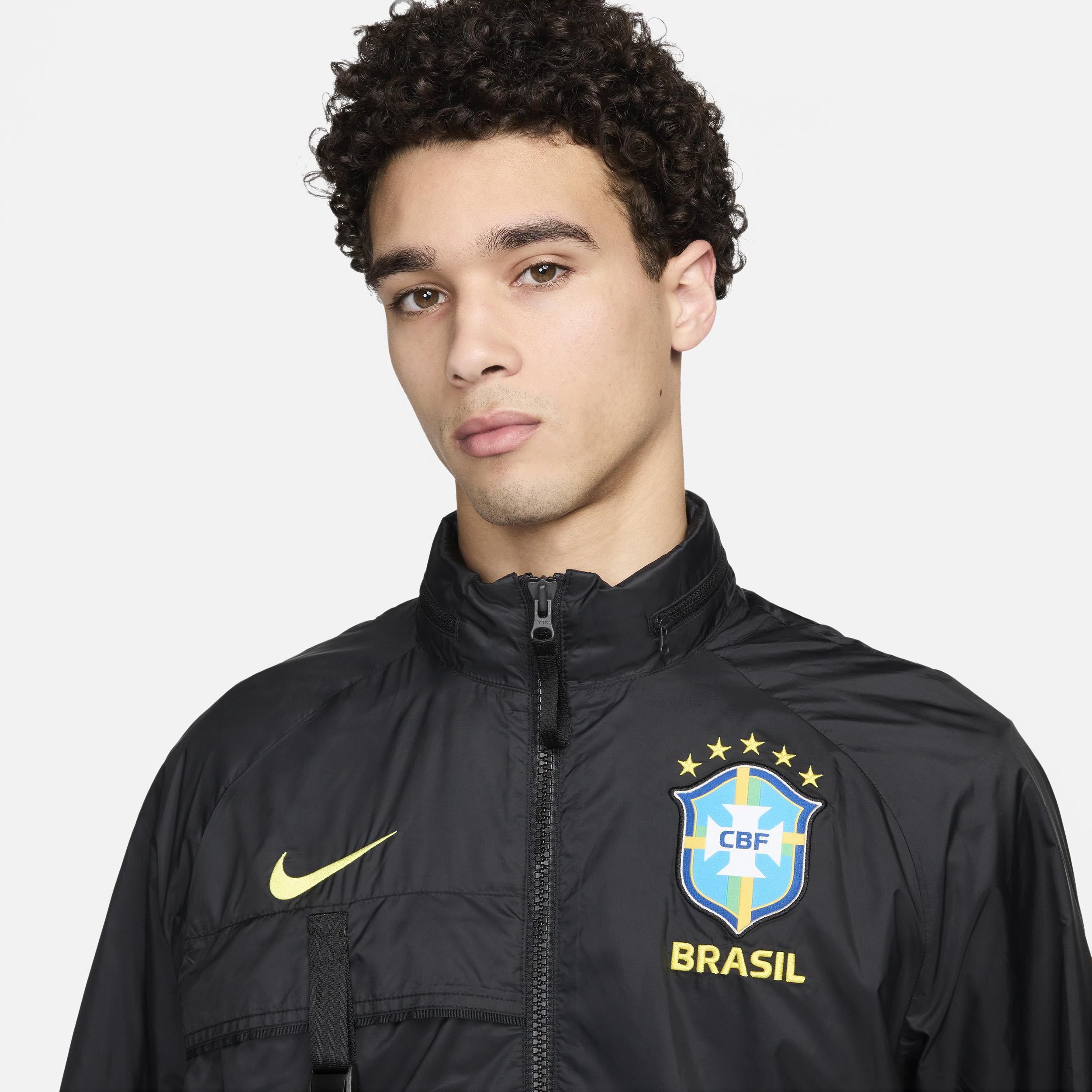 Brazil Nike Mens Soccer Halo Jacket Product Image