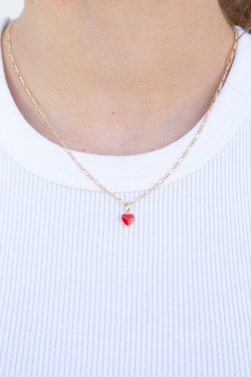 Red Heart Necklace Product Image