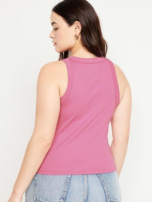 Snug Cropped Tank Top for Women Product Image