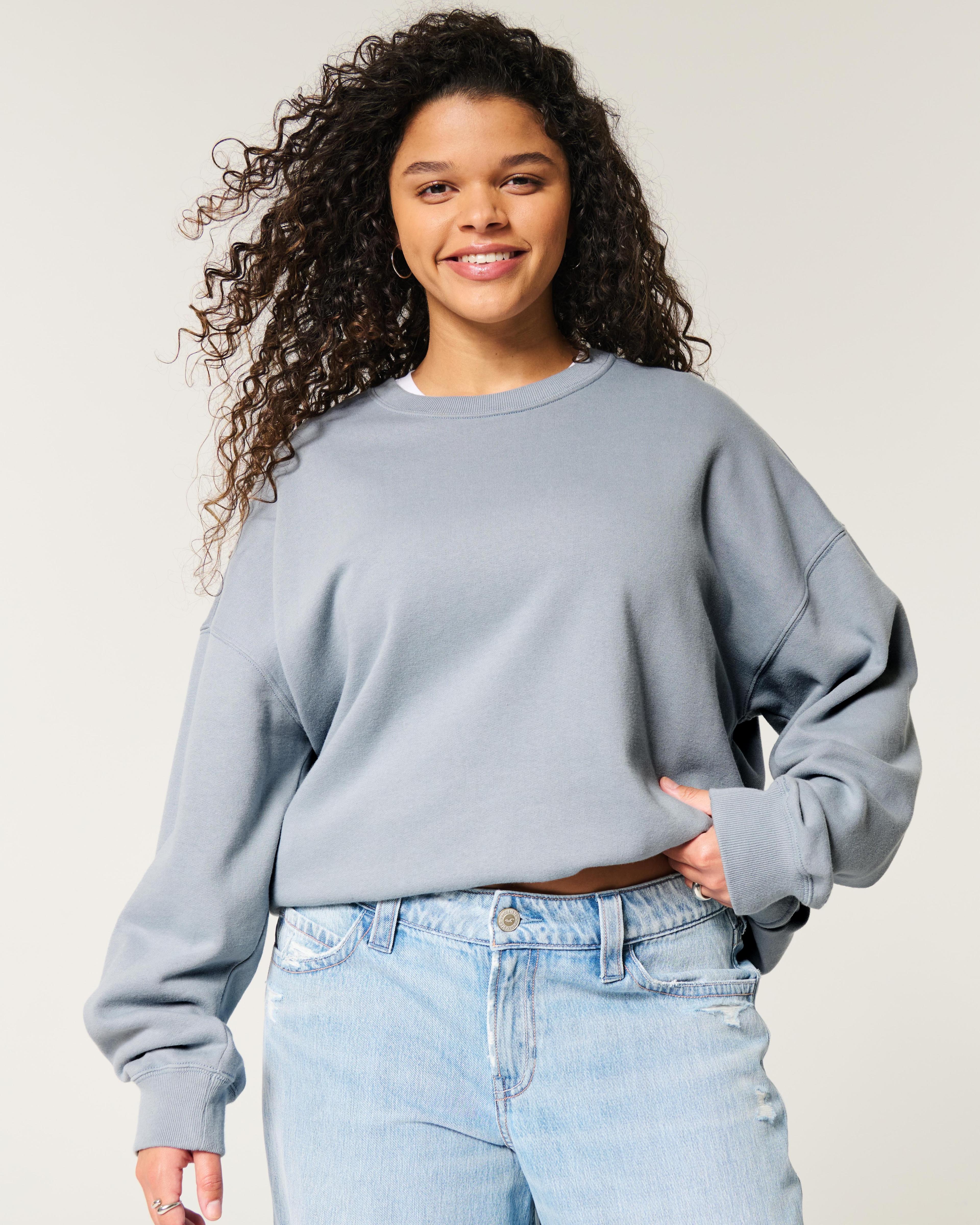 Oversized Crew Sweatshirt Product Image