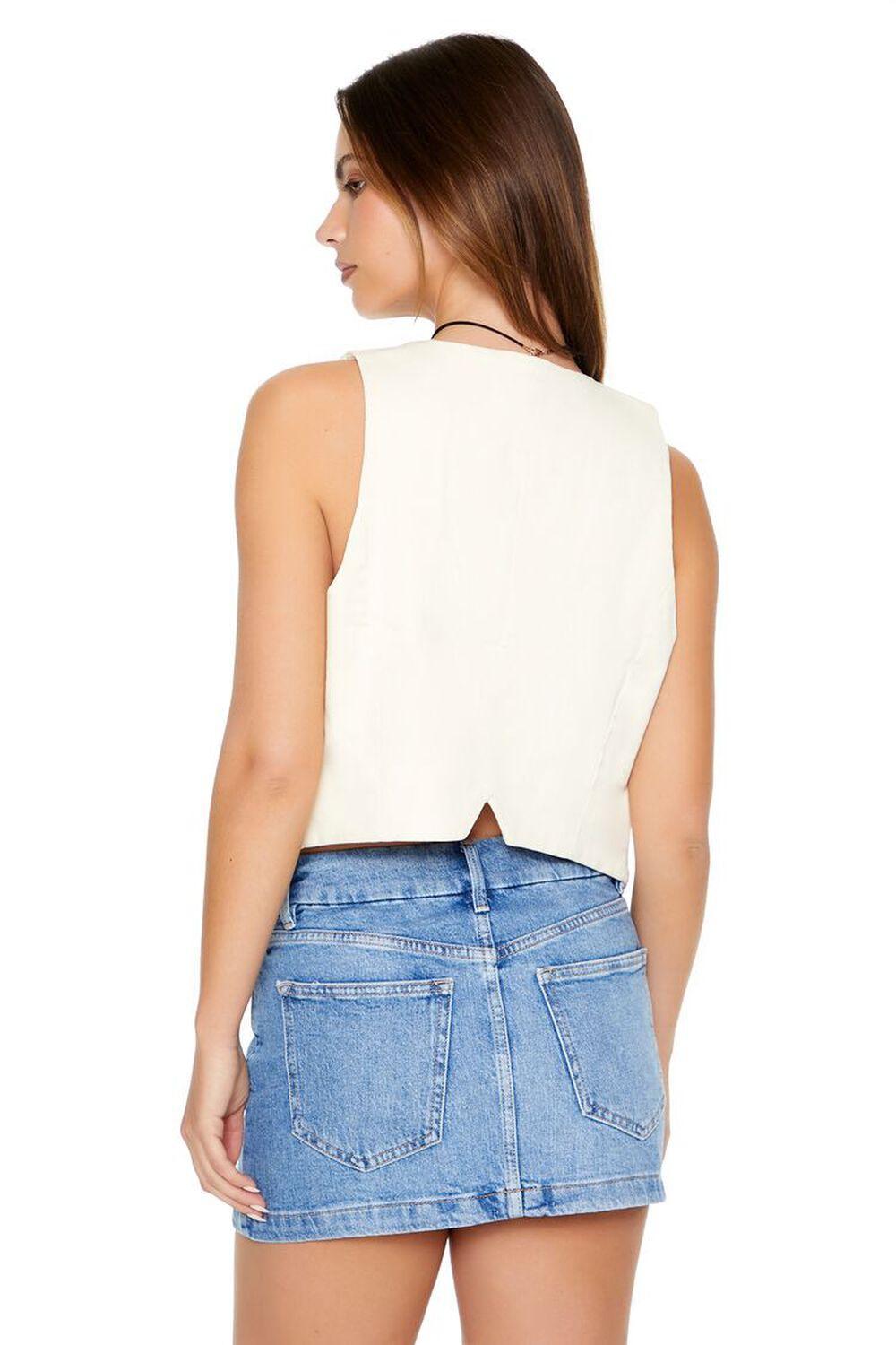 Cropped Zip-Up Vest | Forever 21 Product Image