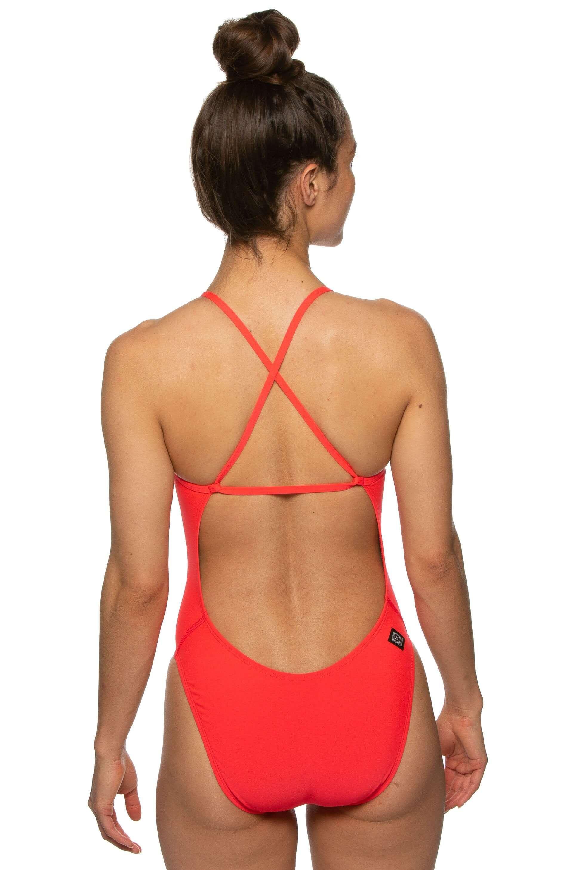 Brandon 2 Swim Onesie - Strawberry Female Product Image