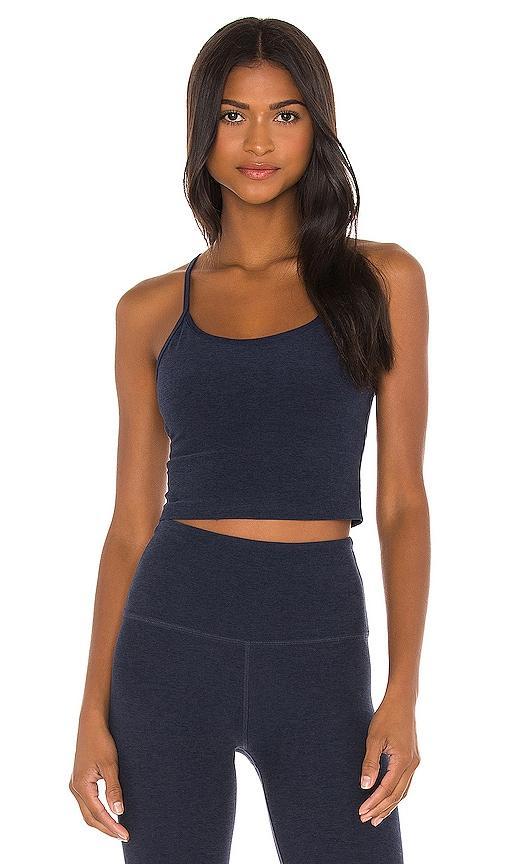 Beyond Yoga Spacedye Slim Racerback Cropped Tank Top (Nocturnal ) Women's Sleeveless Product Image