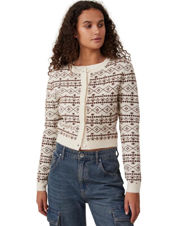 Cotton On Womens Super Crew Neck Cardigan Sweater Product Image