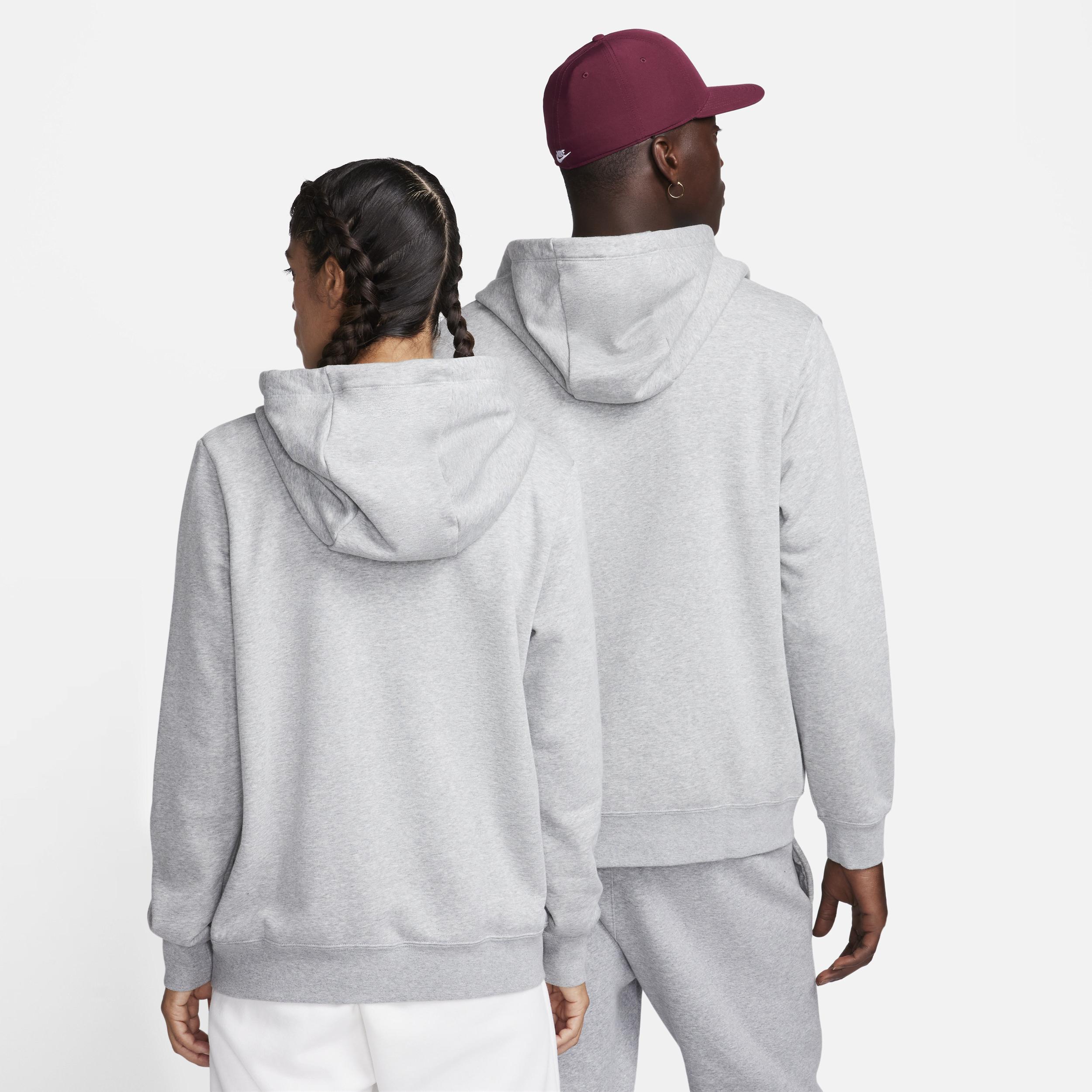 Womens Nike Sportswear Club Fleece Full-Zip Hoodie Birch Grey Product Image