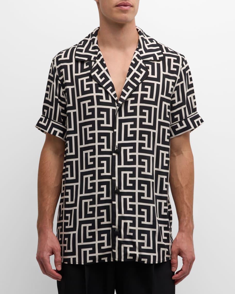 Mens Monogram Pajama Shirt Product Image