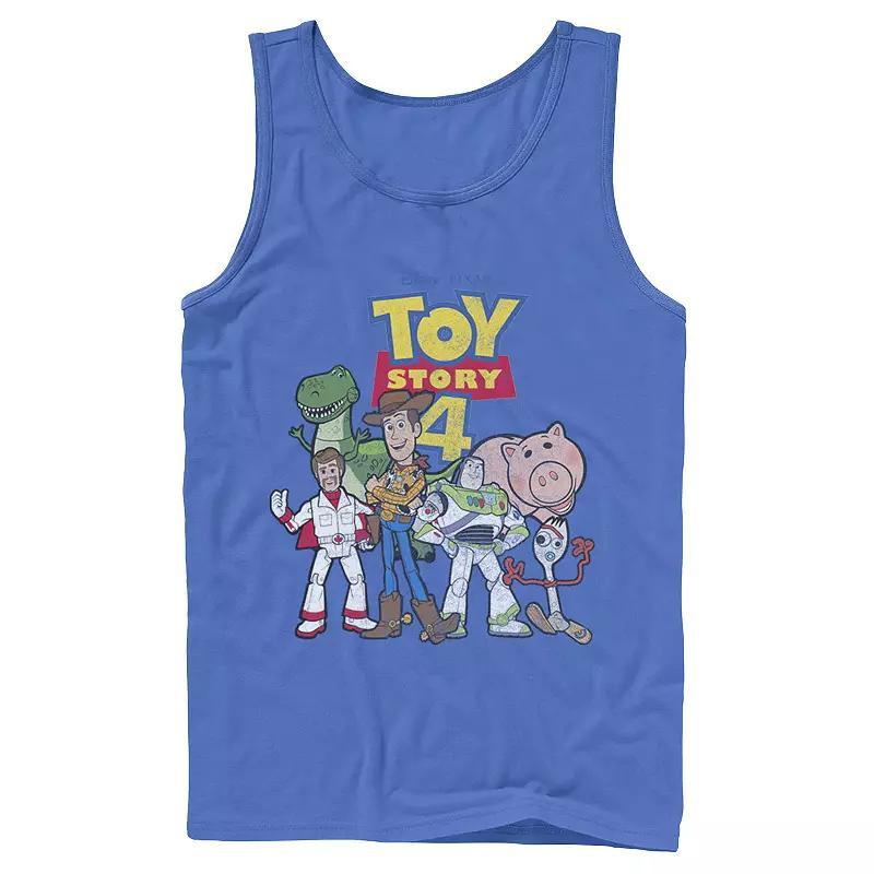 Disney / Pixars Toy Story 4 Mens New Group Shot Movie Logo Poster Tank Top Product Image