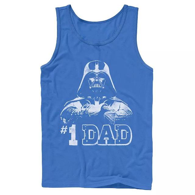 Mens Star Wars Vader #1 Dad Vintage Fathers Day Tank Top Product Image