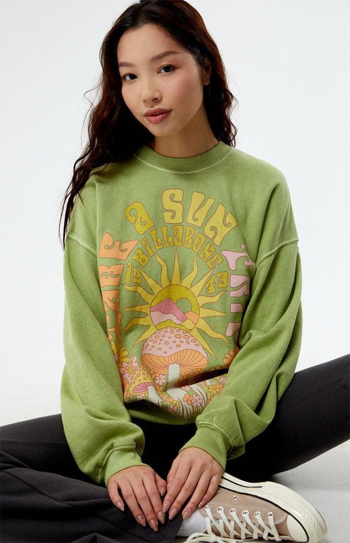 Billabong Womens Ride In Crew Neck Sweatshirt Product Image