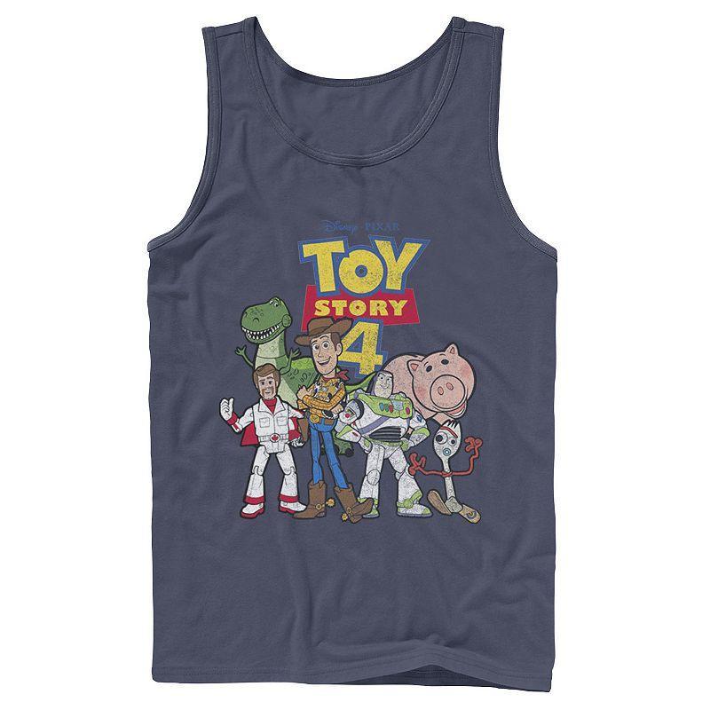 Disney / Pixars Toy Story 4 Mens New Group Shot Movie Logo Poster Tank Top Product Image