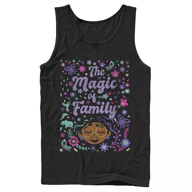 Disneys Encanto Mens The Magic Of Family Collage Poster Tank Top Product Image