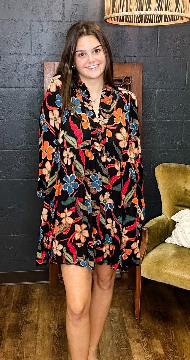 Love You, Mean It Floral Print Dress (Small to Large) Product Image