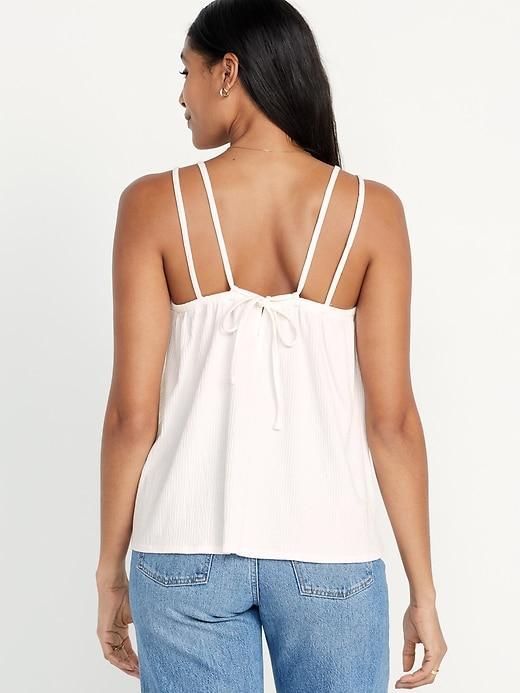 Strappy Tie-Back Tank Top Product Image