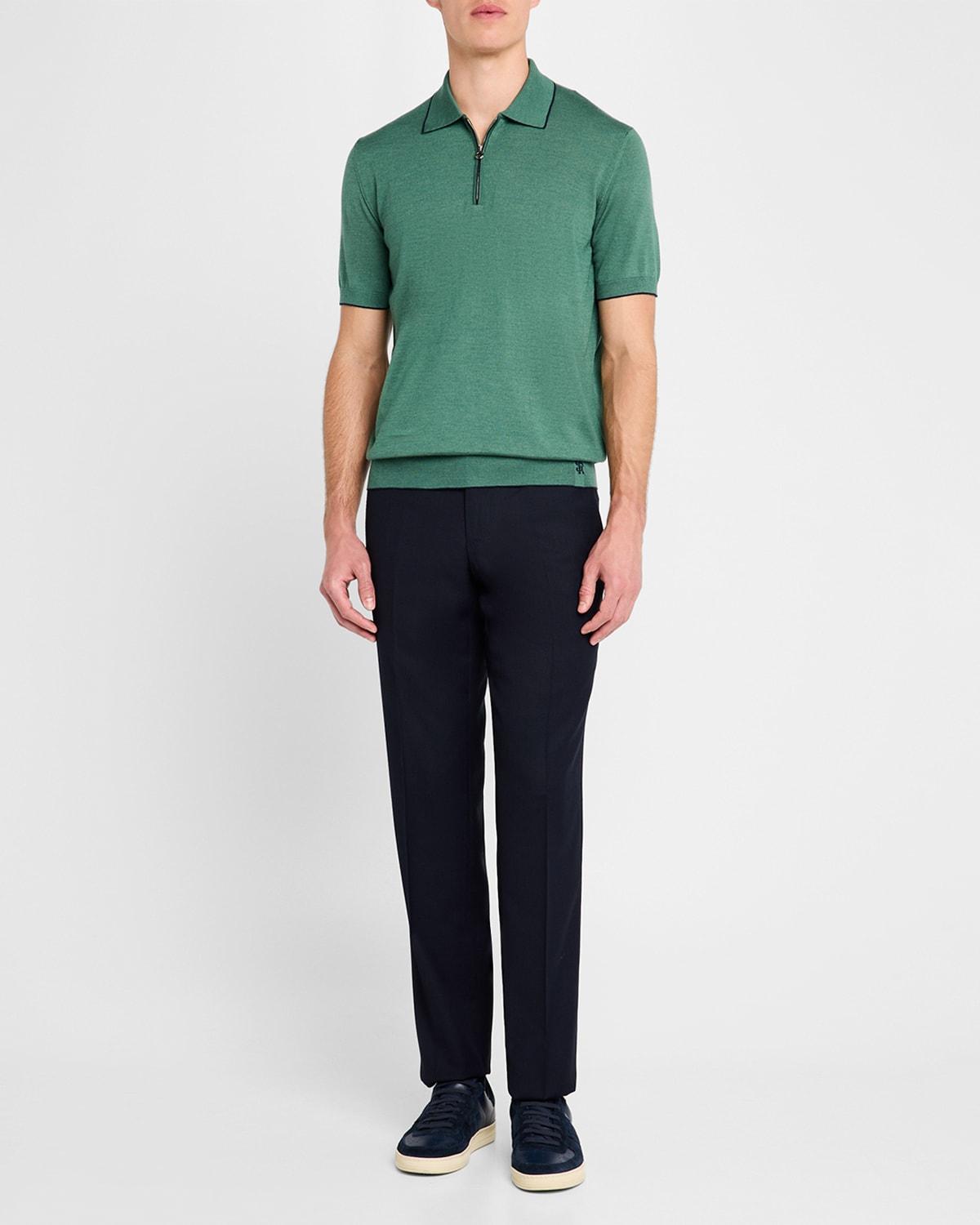 Men's Parker Wool Nailhead Trousers Product Image