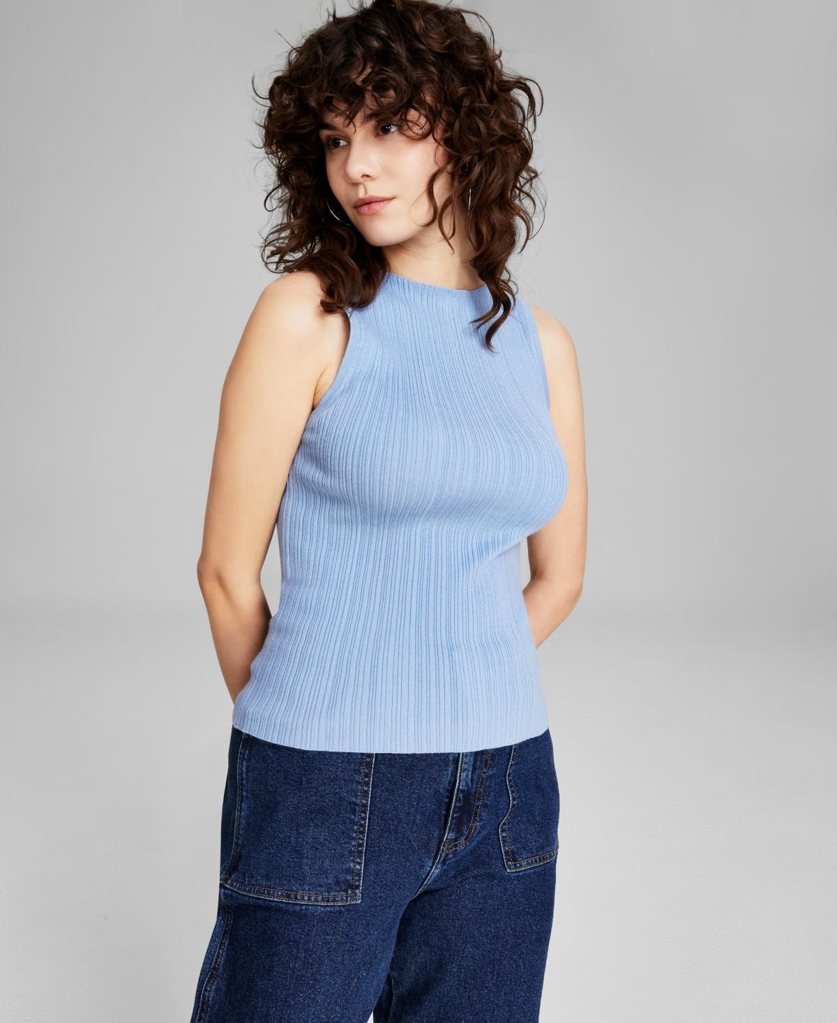 And Now This Womens Boat-Neck Sleeveless Sweater Top, Created for Macys Product Image