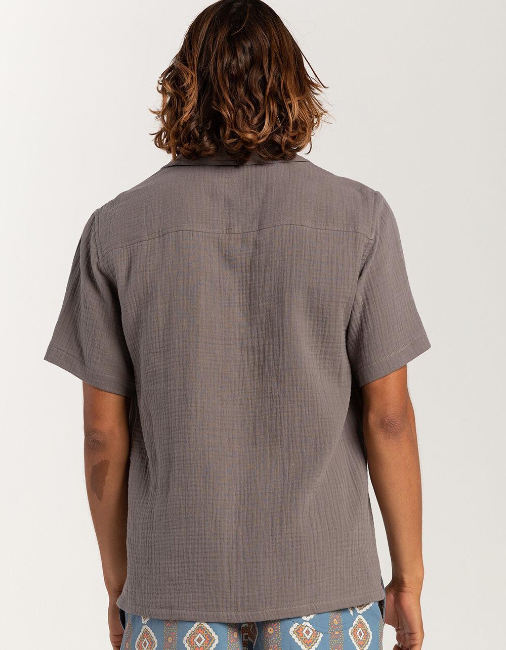 RSQ Mens Gauze Camp Shirt Product Image