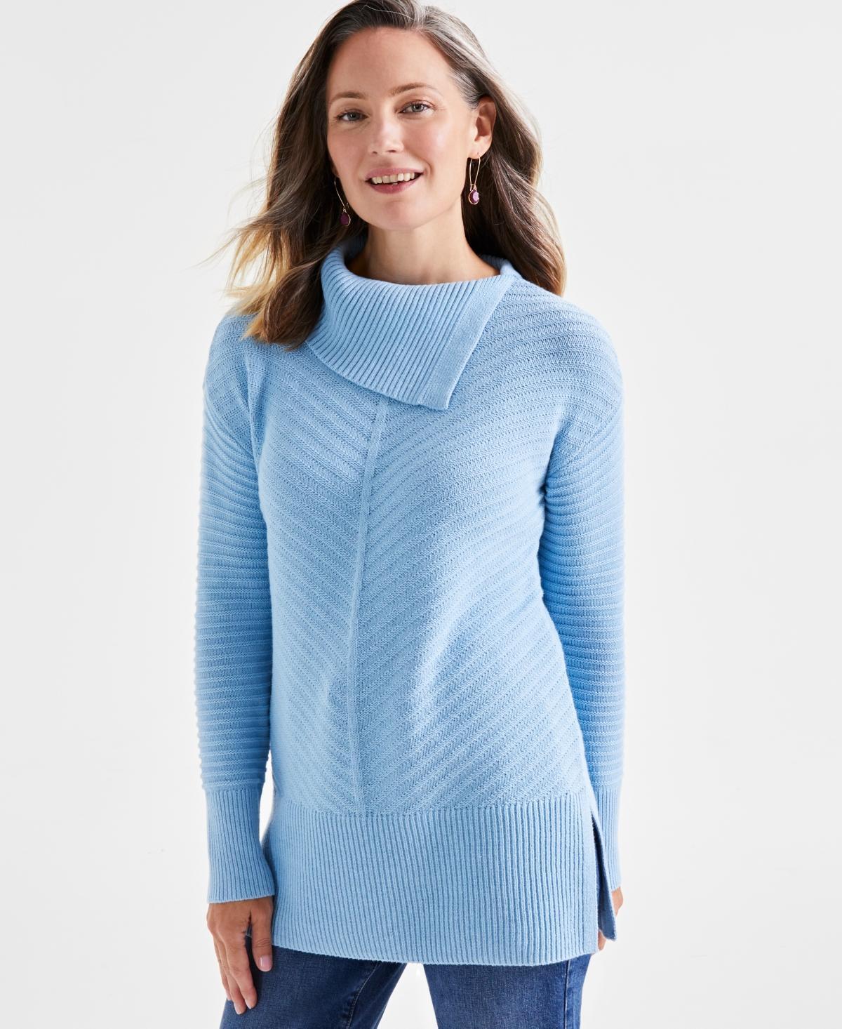 Style & Co Womens Envelope-Neck Tunic Sweater, Created for Macys Product Image