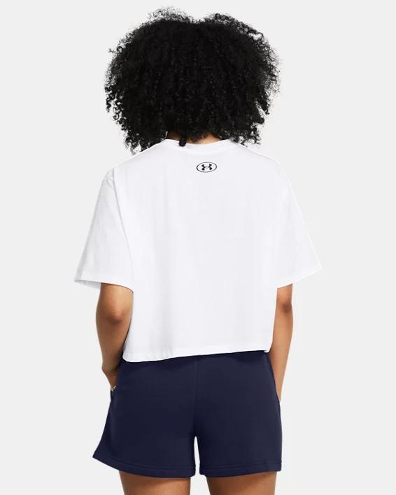 Women's UA Boxy Crop Logo Short Sleeve Product Image