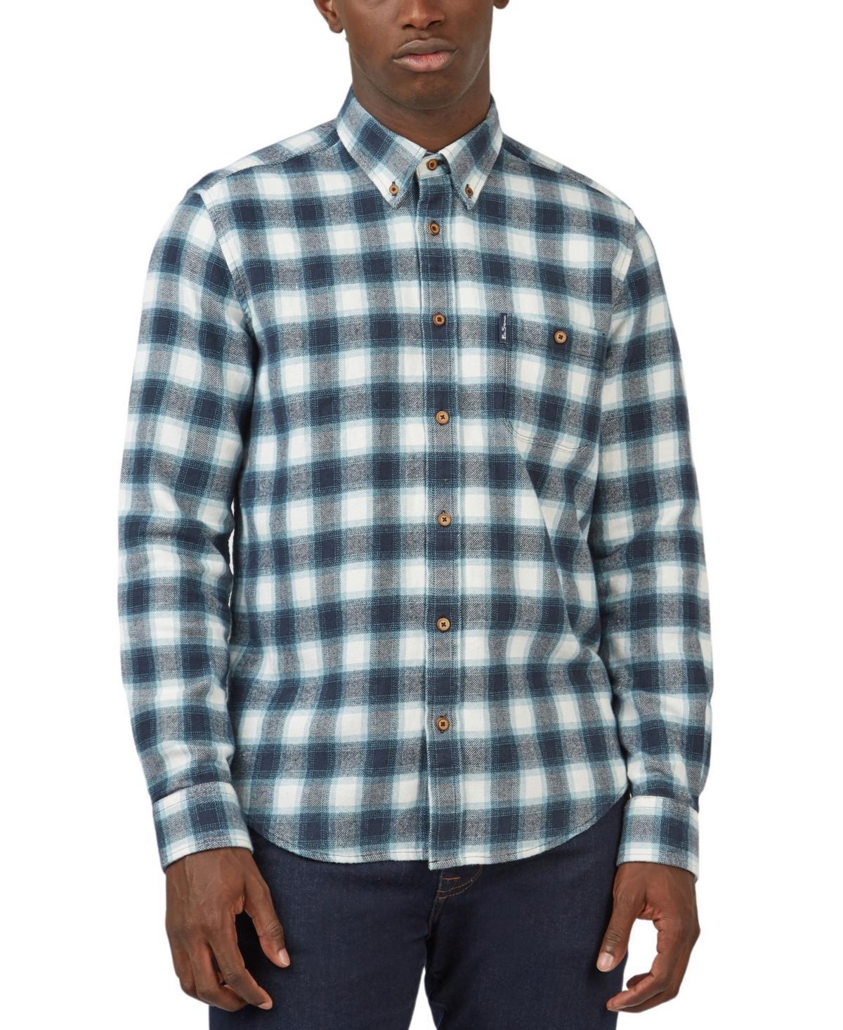 Ben Sherman Mens Brushed Ombre Check Shirt Product Image