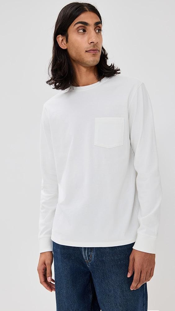 Vince Sueded Jersey Pocket Crew Tee | Shopbop Product Image