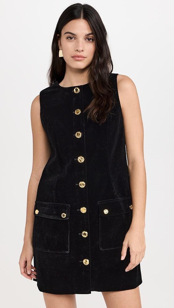 English Factory Velvet Mini Dress | Shopbop Product Image