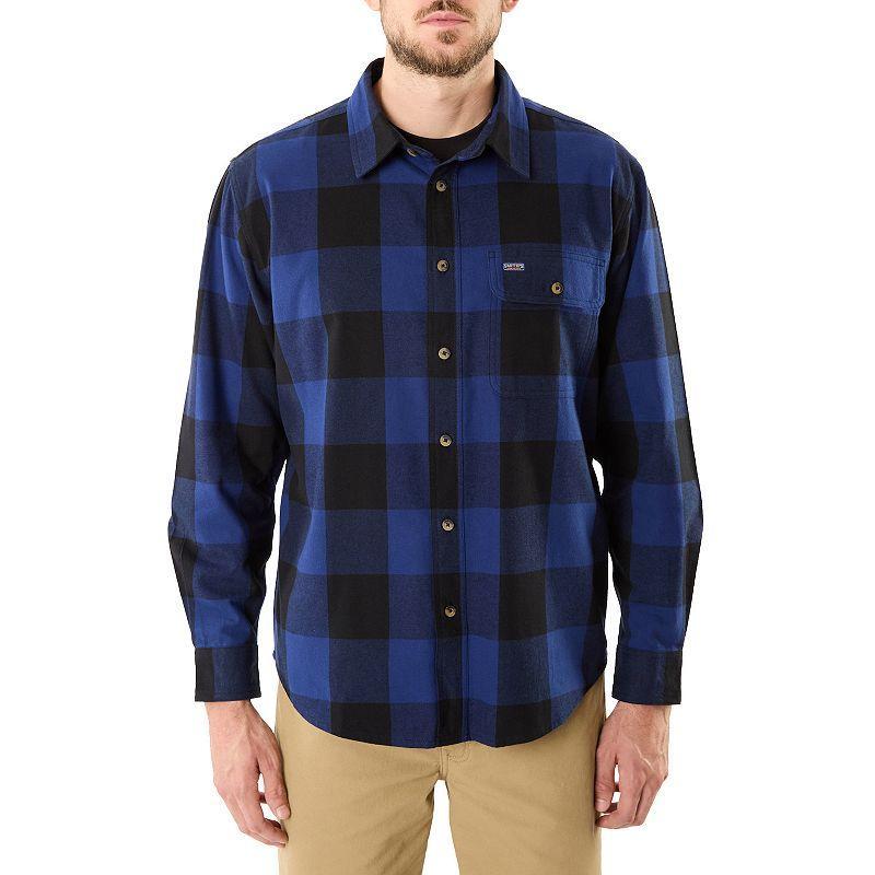 Big & Tall Smiths Workwear Flannel Button Down Shirt, Mens Product Image