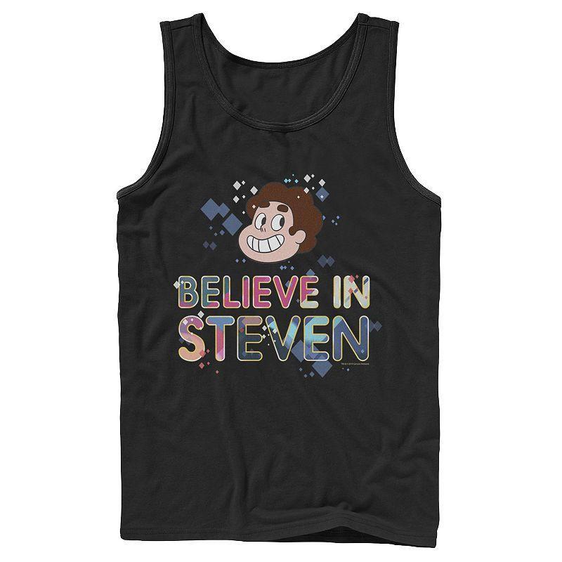 Mens Cartoon Network Steven Universe Believe In Gems Tank Top, Mens Product Image