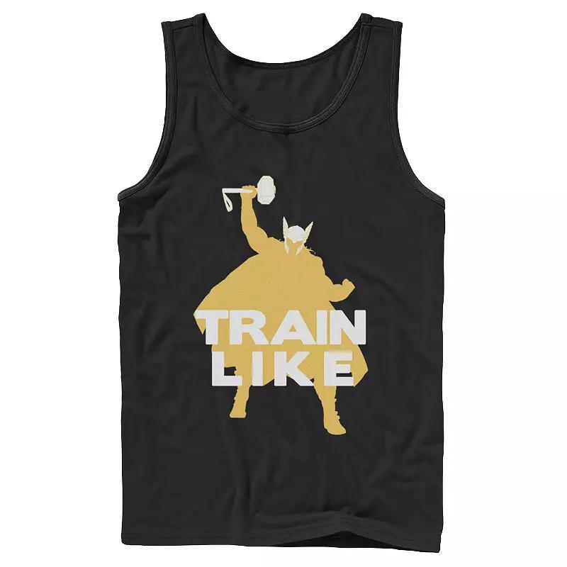 Mens Marvel Train Like Thor Silhouette Tank Top, Boys Product Image