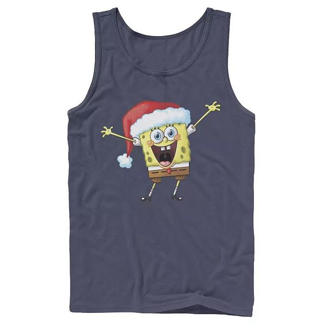 Mens Spongebob Squarepants One Happy Sponge Holiday Tank Top Product Image