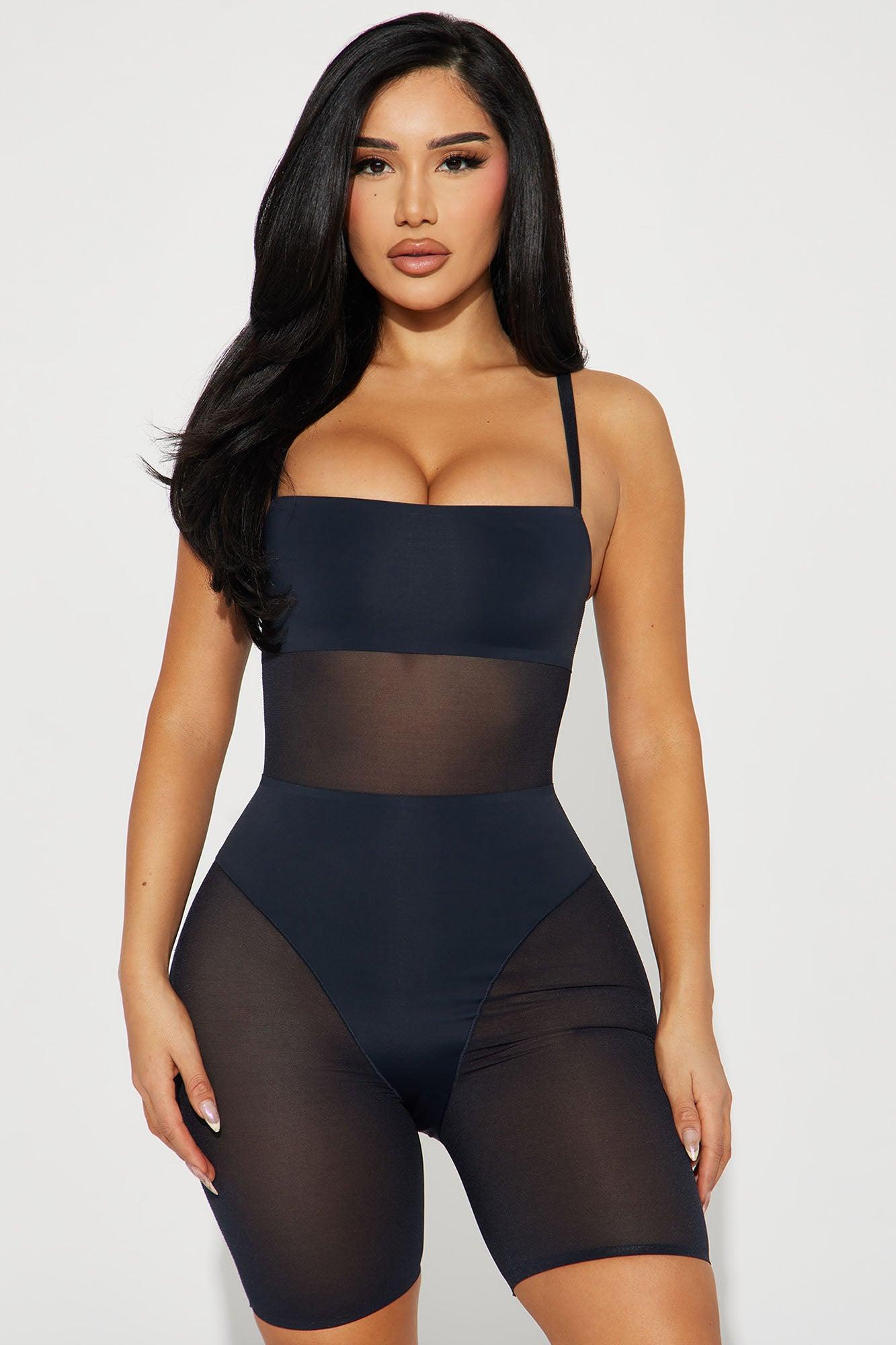 Sculpted And Sexy Shapewear Romper - Black Product Image