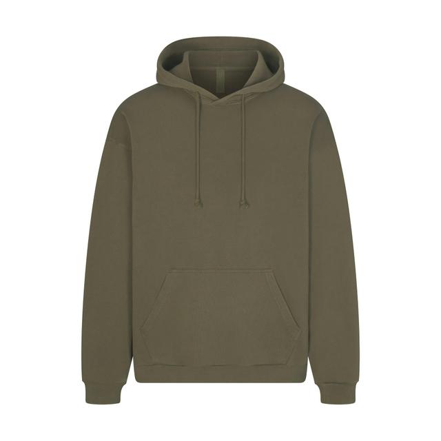 TERRY MENS RELAXED HOODIE | MILITARY Product Image