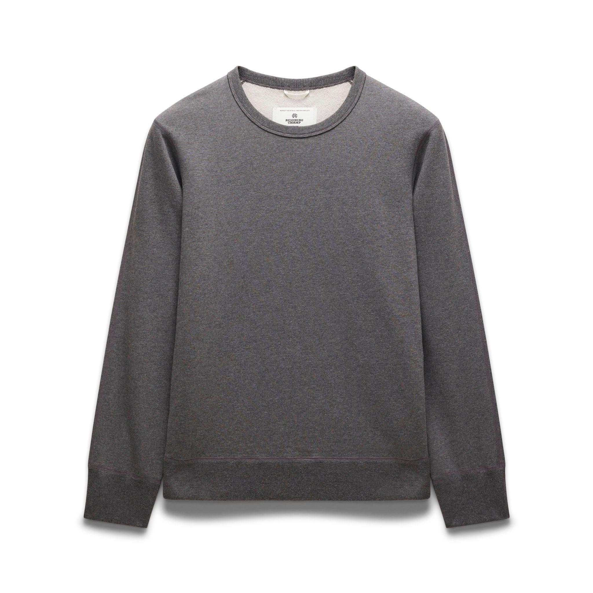 Midweight Terry Slim Crewneck Male Product Image