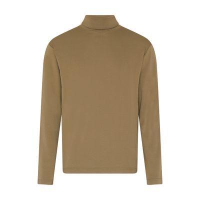 Turtle Neck Sweater In Beige Product Image