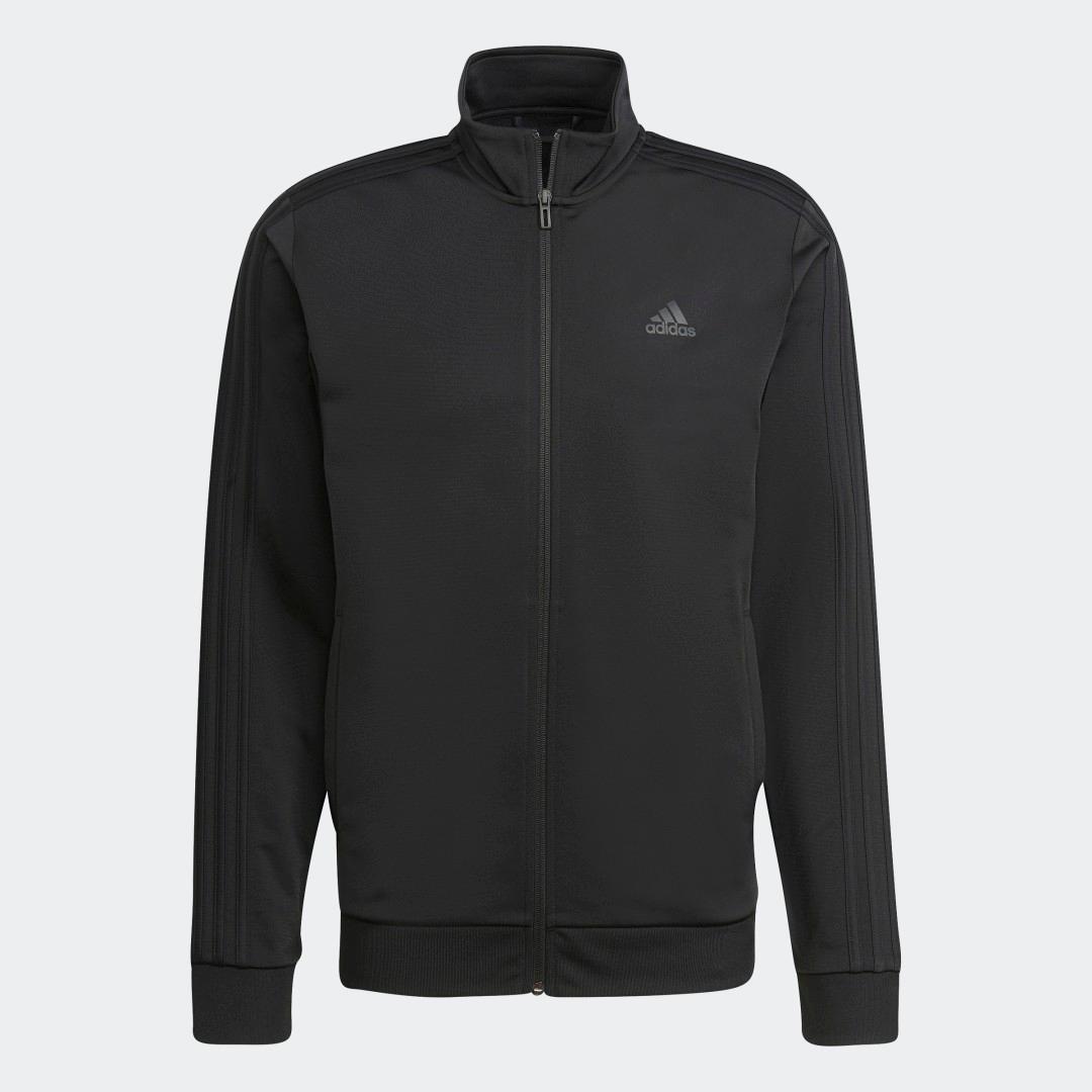 Mens adidas Tricot Track Jacket Black Product Image