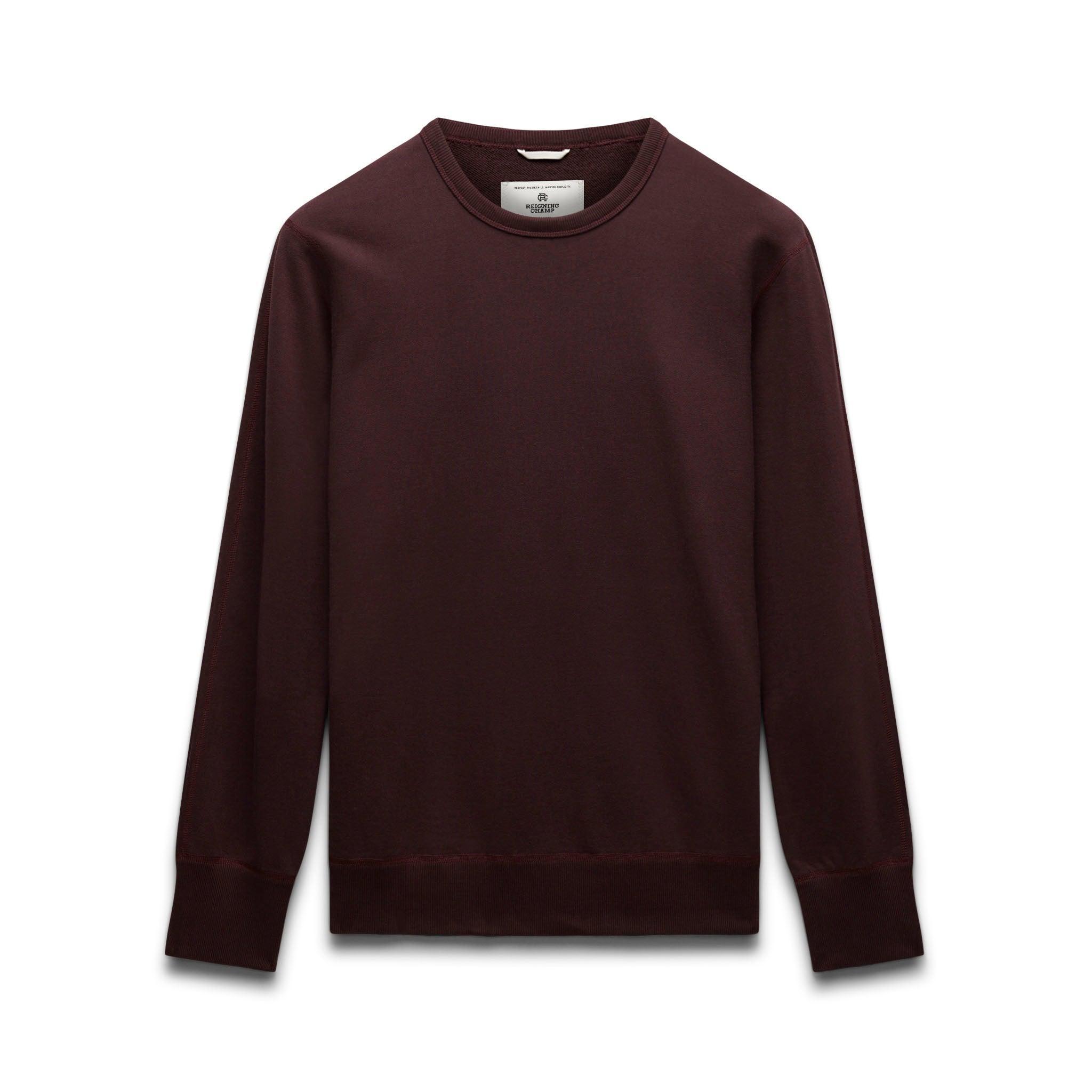 Midweight Terry Slim Crewneck Male Product Image