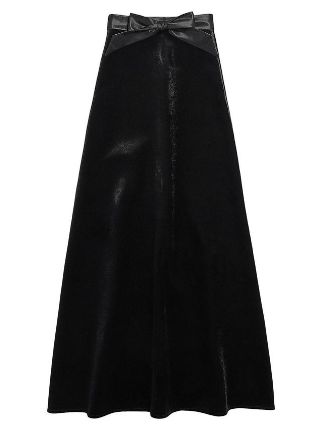 Womens Maxi A-Line Skirt Product Image