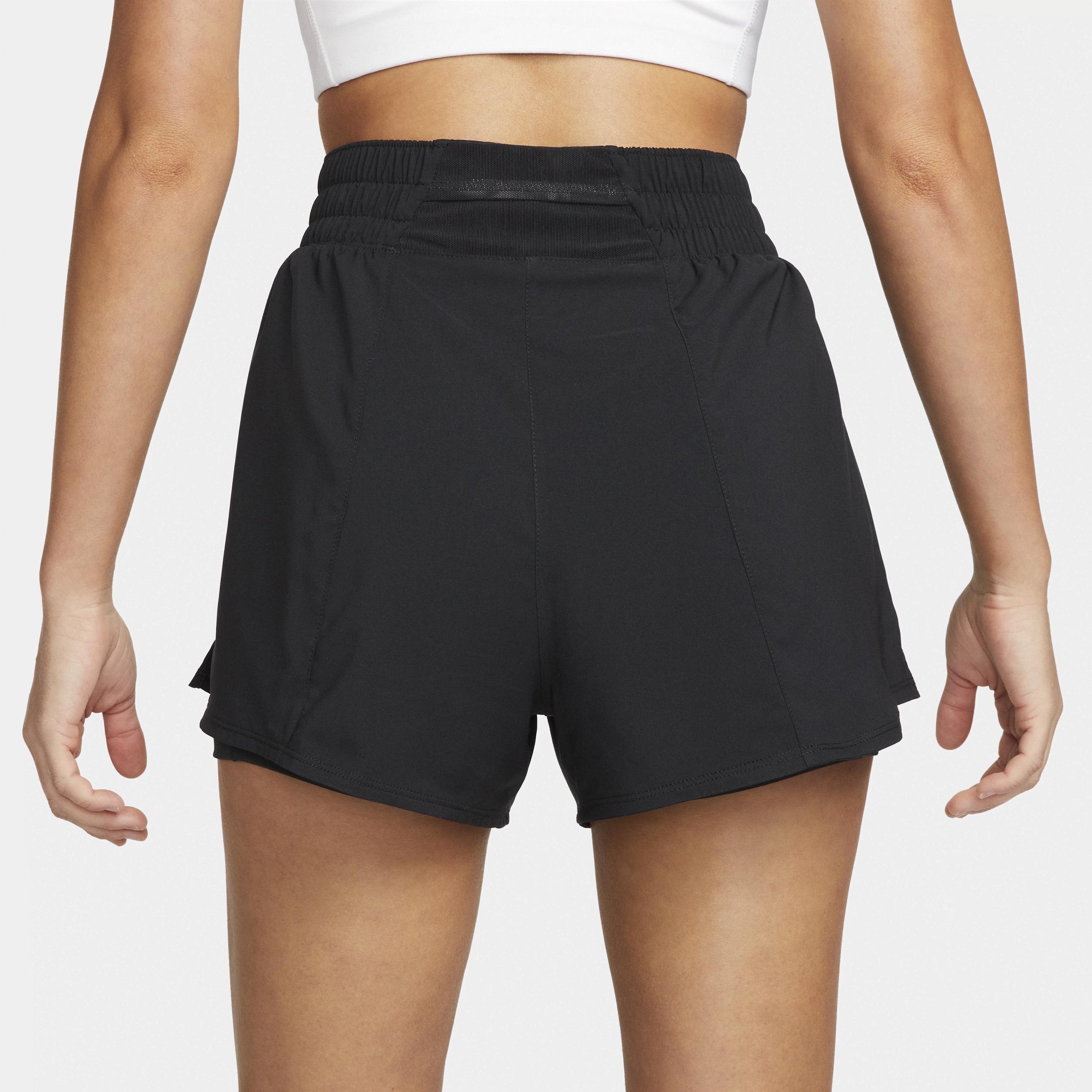 Nike Women's One Dri-FIT High-Waisted 3" 2-in-1 Shorts Product Image