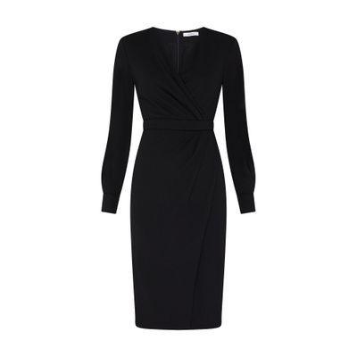 Virtus Midi Dress In Black Product Image