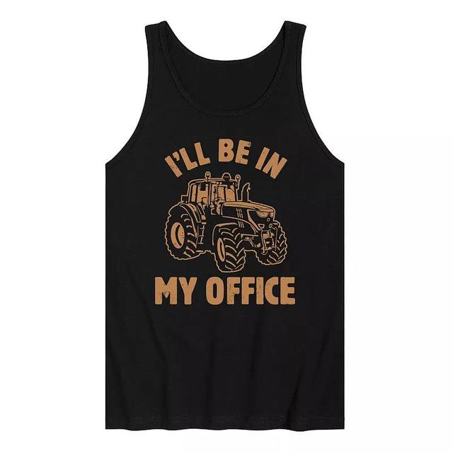 Mens Be In My Office Tractor Tank Top Product Image