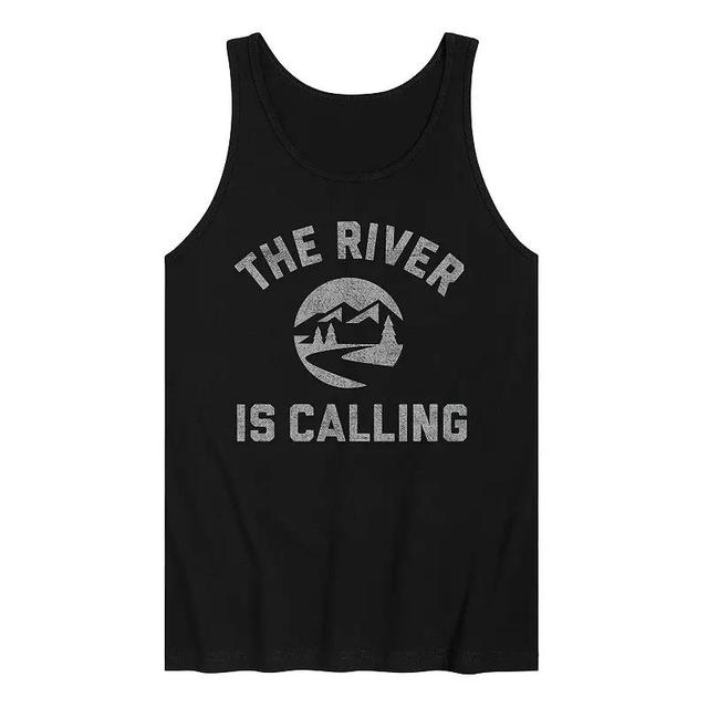 Mens The River Is Calling Tank Top Product Image