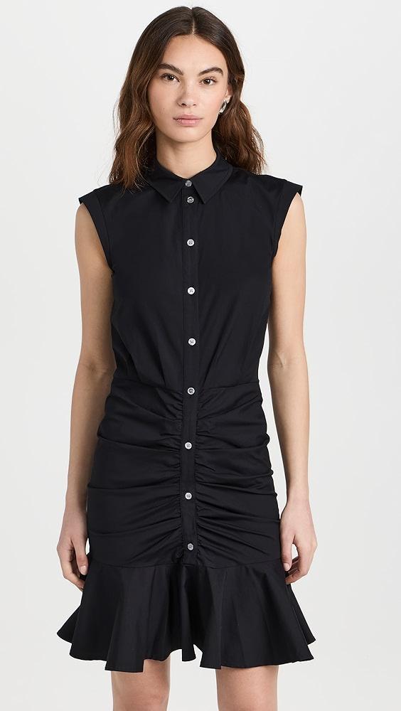 Veronica Beard Ruched Shirtdress | Shopbop Product Image