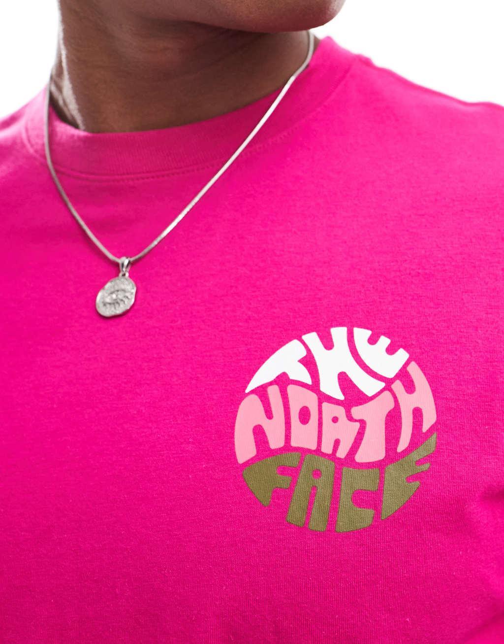 The North Face Brand Proud t-shirt in pink Product Image