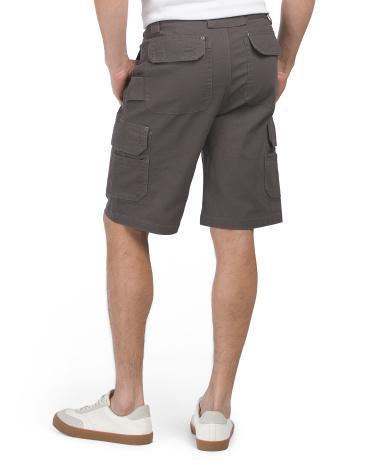 Duck Canvas Cargo Utility Shorts for Men Product Image