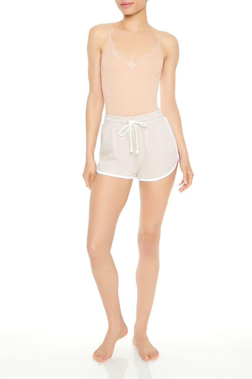 Seamless Lace-Trim Bodysuit | Forever 21 Product Image