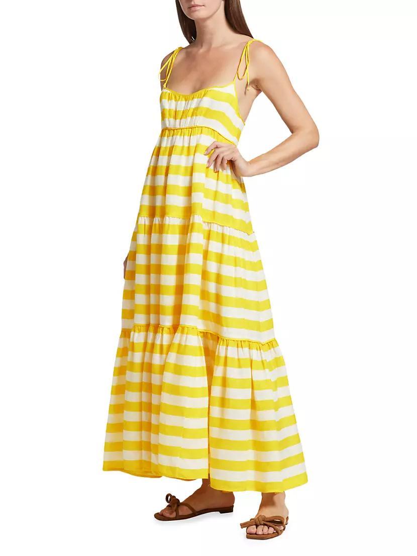 Alight Stripe Linen Maxi Dress Product Image