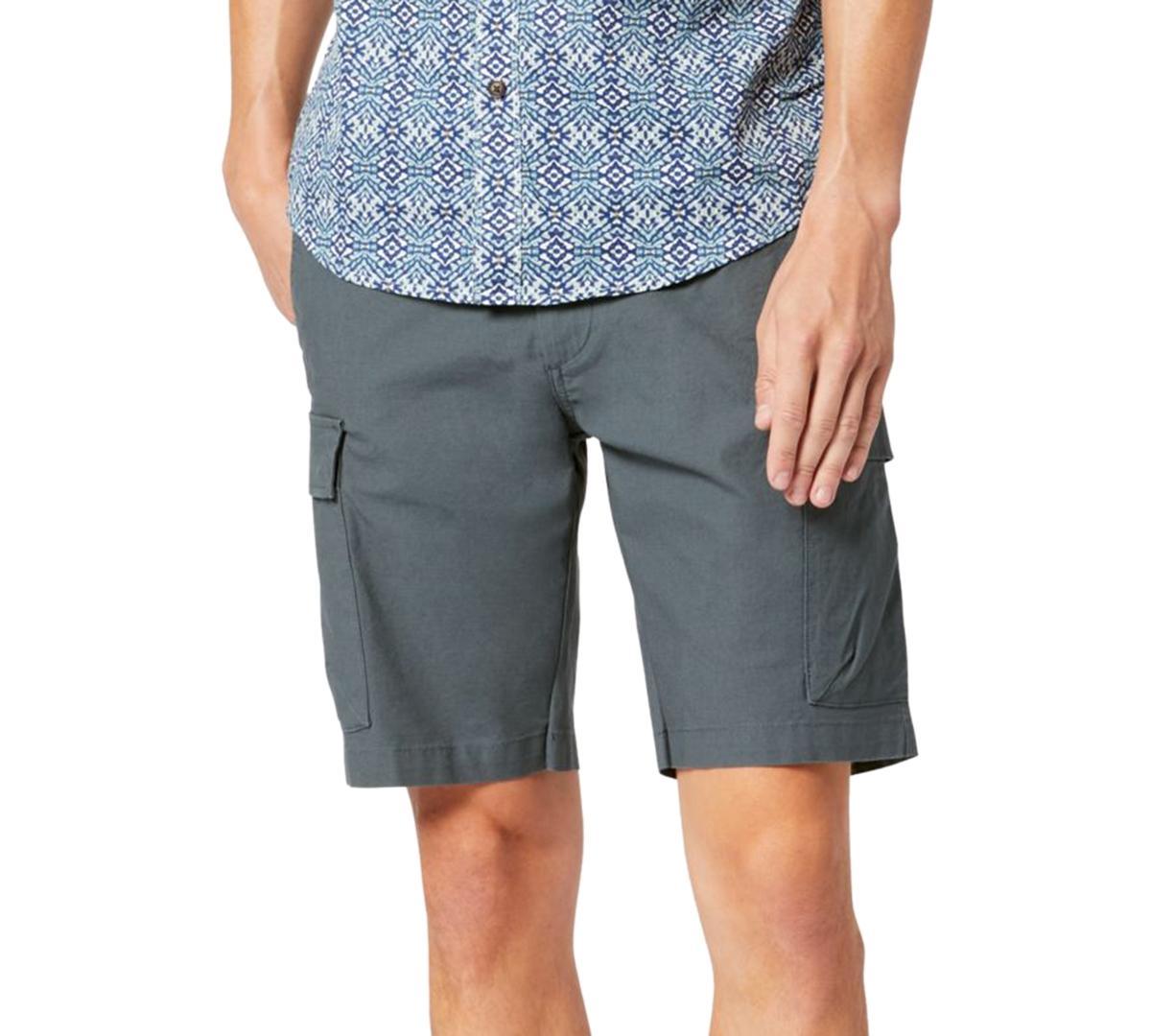 Big & Tall Dockers Straight-Fit Tech Cargo Shorts, Mens Cool Grey Product Image