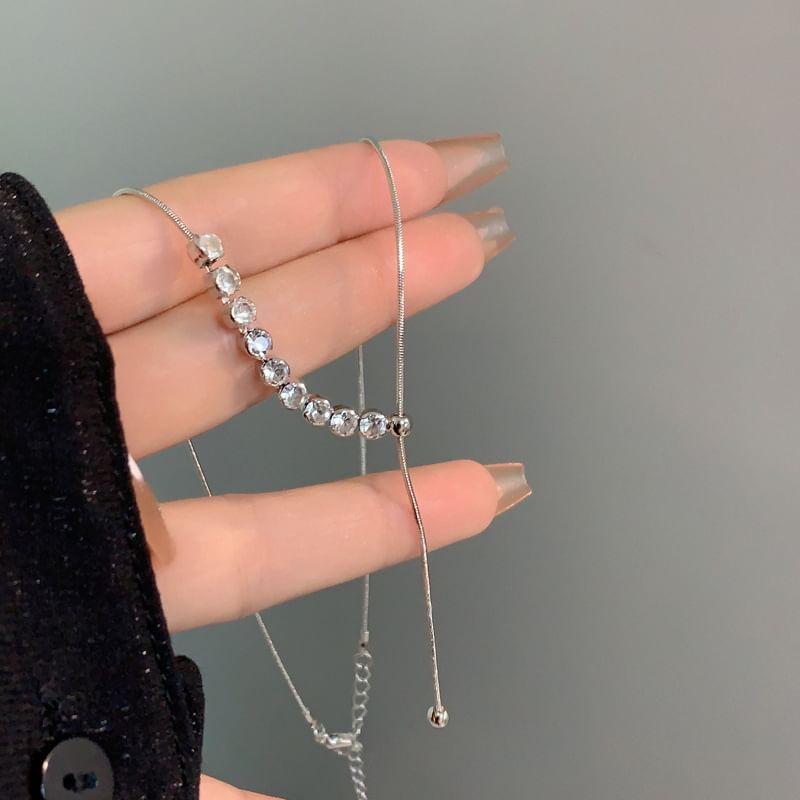 Rhinestone Lariat Necklace Product Image