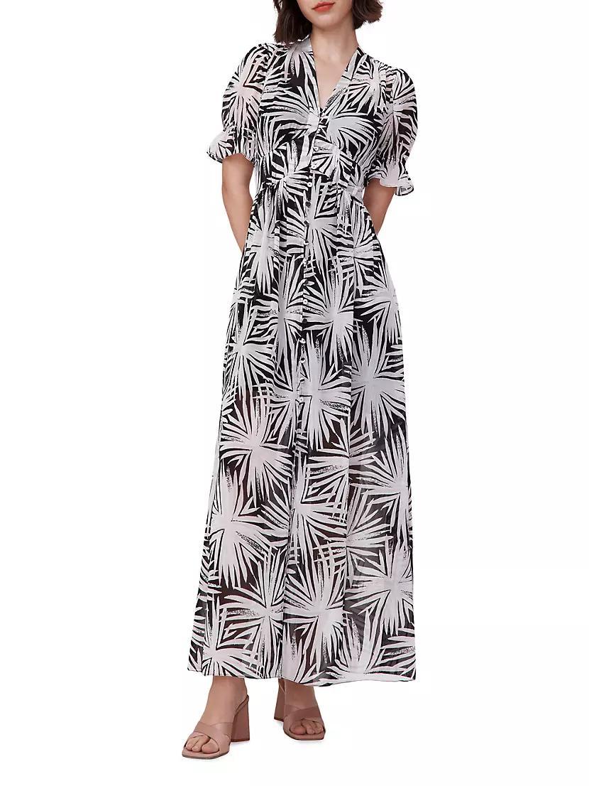 Erica Abstract Maxi Shirtdress Product Image