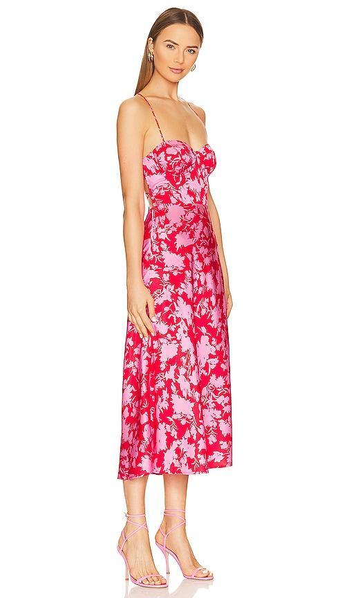 ASTR the Label Gala Dress in Fuschia. Product Image