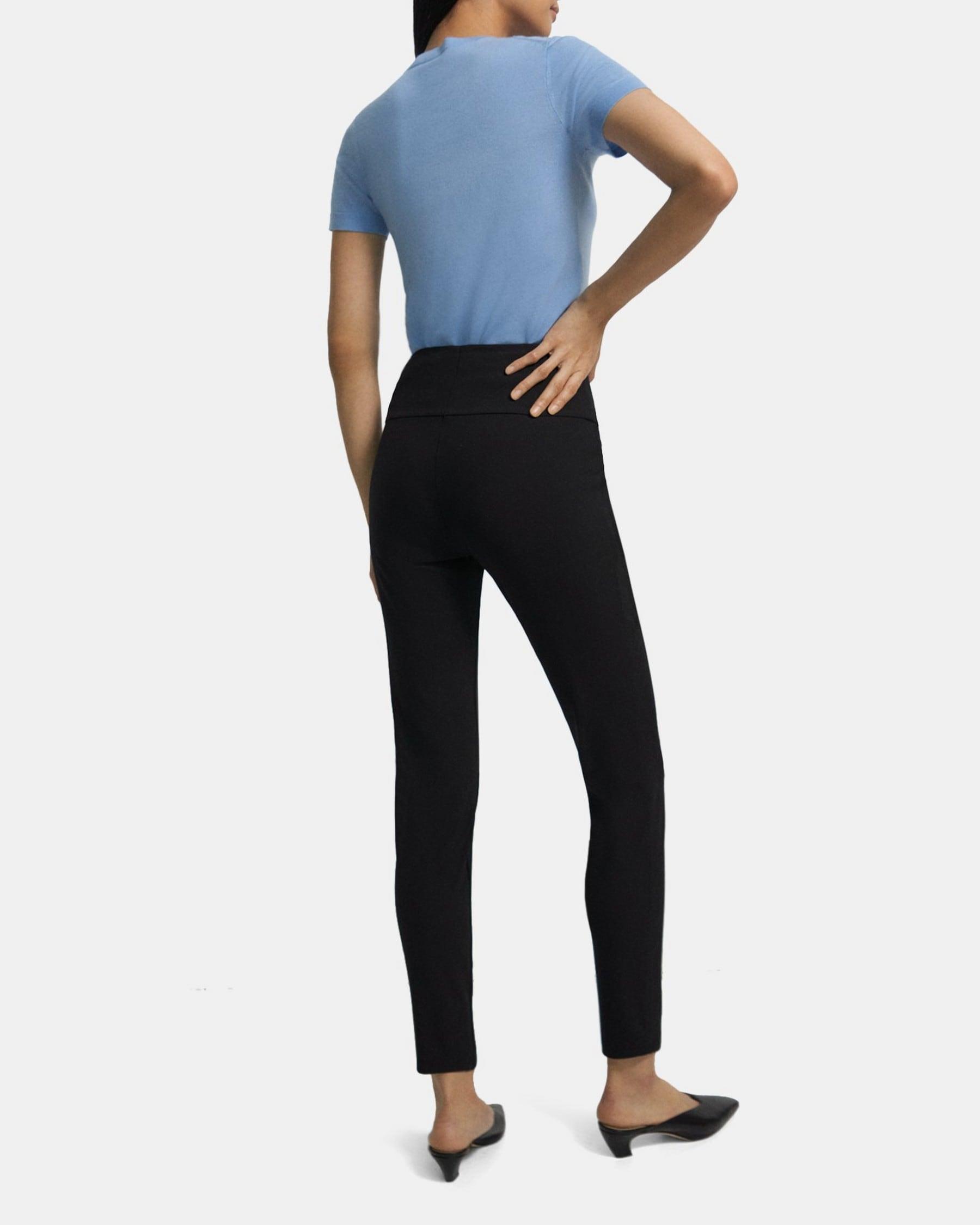 Yoke Legging in Stretch Cotton Product Image